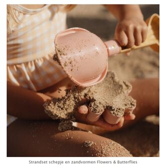 Little Dutch Strandset schepje en zandvormen Flowers &amp; Butterflies