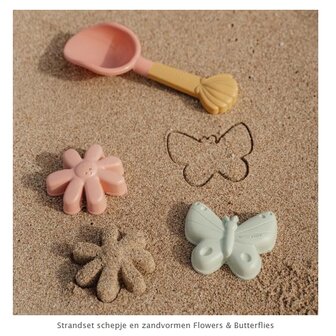 Little Dutch Strandset schepje en zandvormen Flowers &amp; Butterflies