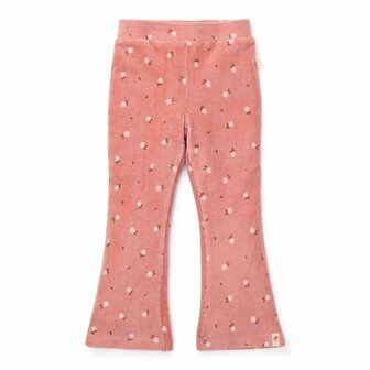 Little Dutch Flare broek Warm Rose Flowers