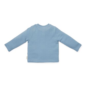 Little Dutch T-shirt lange mouw wafel Ice blue