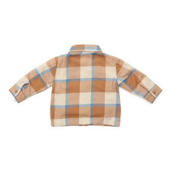 Little Dutch Blouse Ice blue check