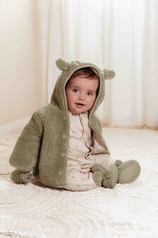 Little Dutch Teddy slofje Soft Green