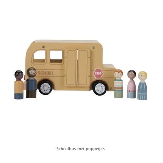 Little Dutch Schoolbus met poppetjes