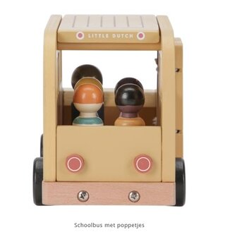 Little Dutch Schoolbus met poppetjes