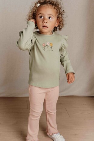 Little Dutch T-shirt lange mouw Green