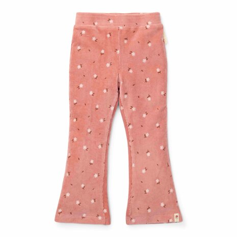 Little Dutch Flare broek Warm Rose Flowers