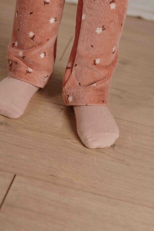 Little Dutch Flare broek Warm Rose Flowers