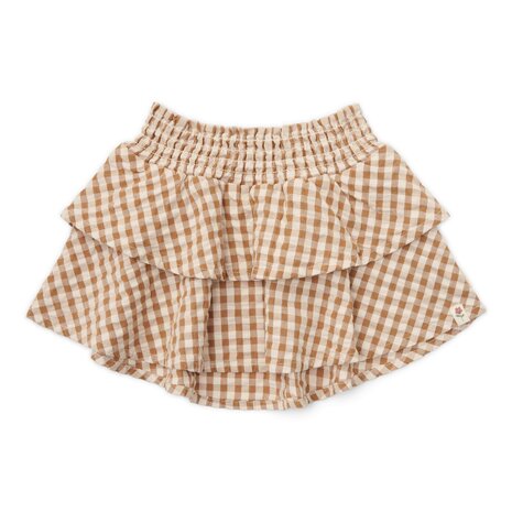 Little Dutch Rok Brown check