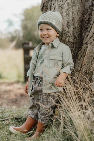 Little Dutch Broek Green check