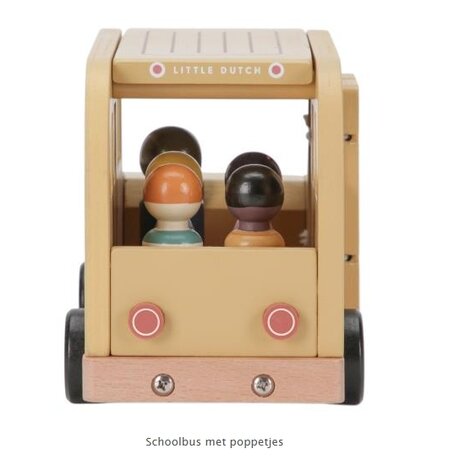 Little Dutch Schoolbus met poppetjes