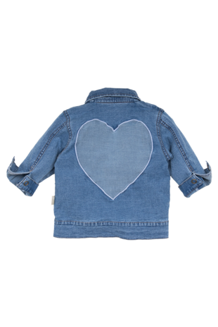 BESS Jacket Heart Jog Denim 251029-021