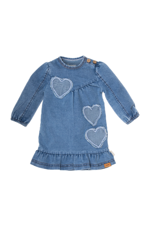 BESS Dress Hearts Jog Denim 251040-021